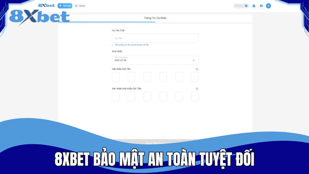 8XBET cam kết bảo mật mọi thông tin của người chơi