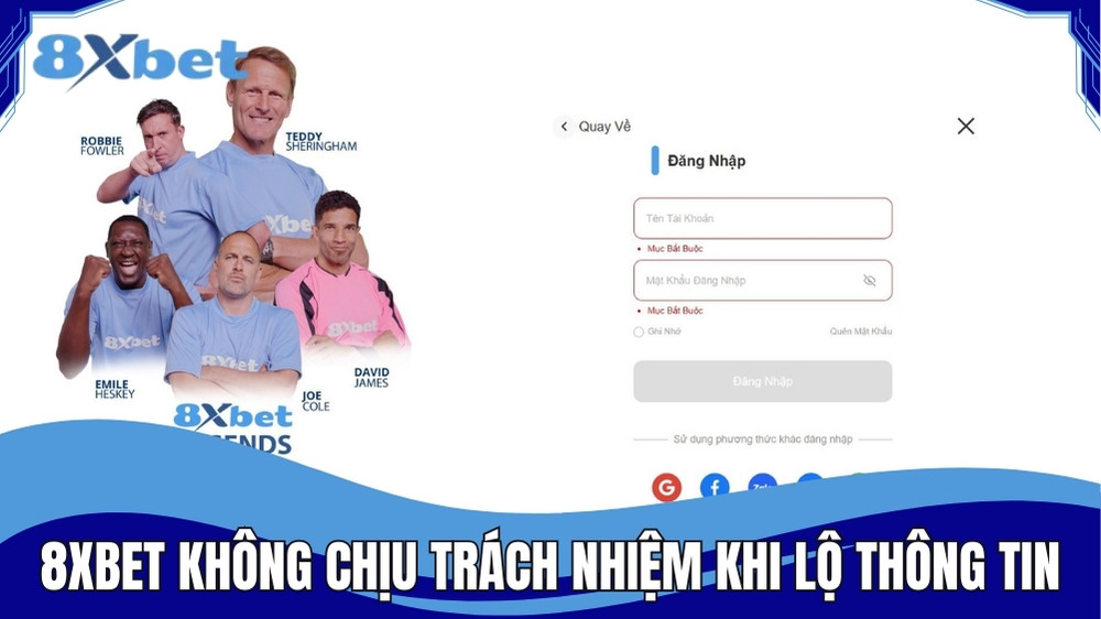 Miễn trách nhiệm do người chơi tự rò rỉ thông tin