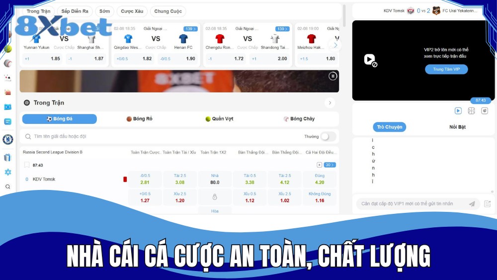 Nhà cái mang đến nền tảng cá cược an toàn, chất lượng
