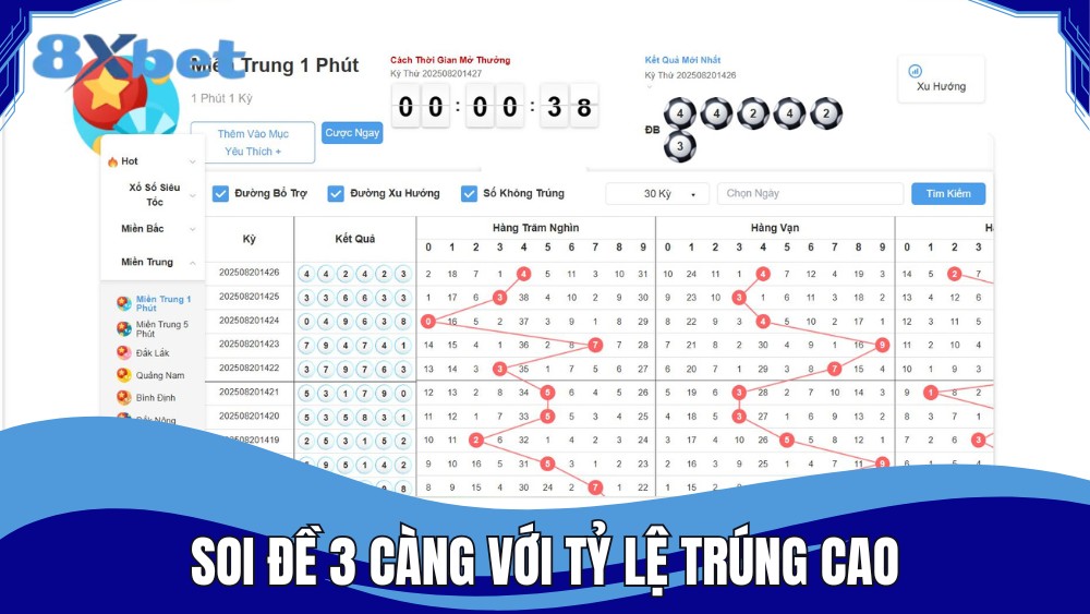 Soi đề 3 càng với tỷ lệ trúng cao cho cược thủ