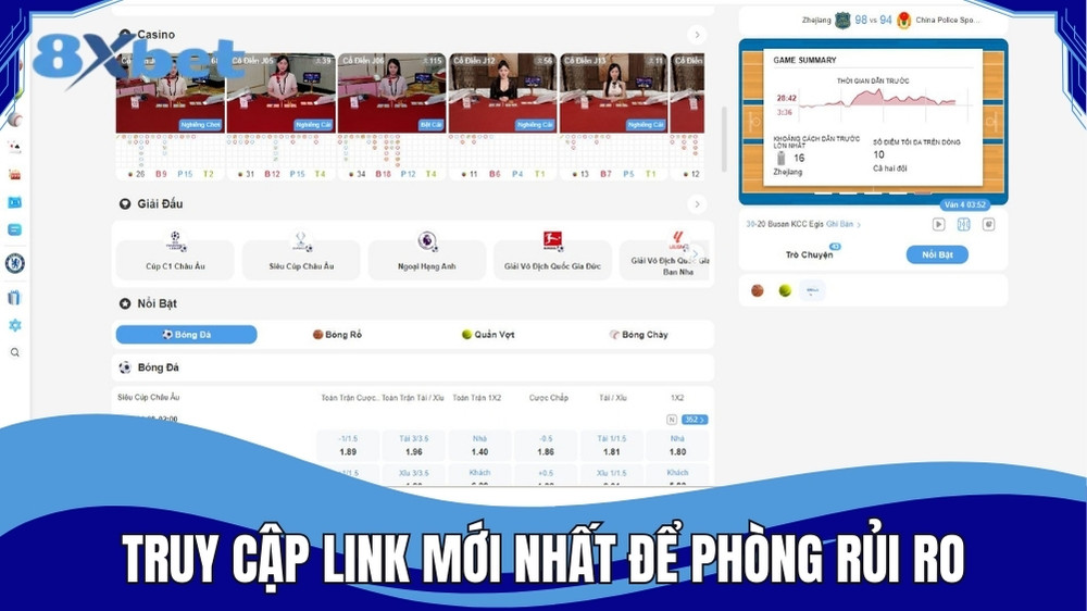 Truy cập link vào mới nhất để phòng ngừa rủi ro